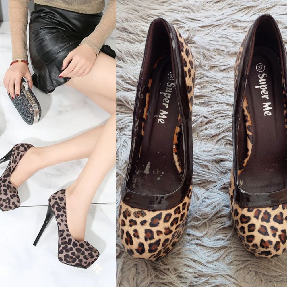 Subliiiiime ❤️ ❤️ ❤️ ❤️ escarpin léopard 🐆 à talon 13 cm chic pointure 37/38