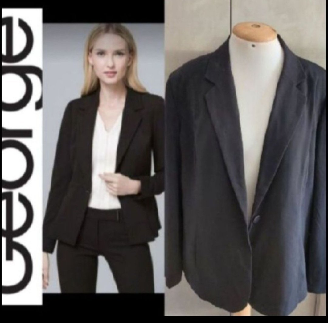 Subliiiiime❤️❤️❤️❤️❤️❤️ blazer noir de GEORGE taille large 44/46 neuuuf avec étiquette 🏷