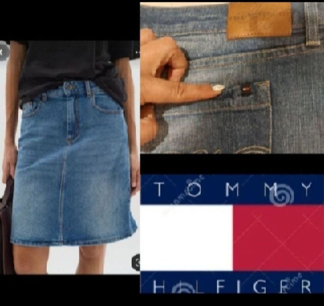 Subliiiiime❤️❤️❤️ jupe en jean de TOMMY HILFIGER taille 40