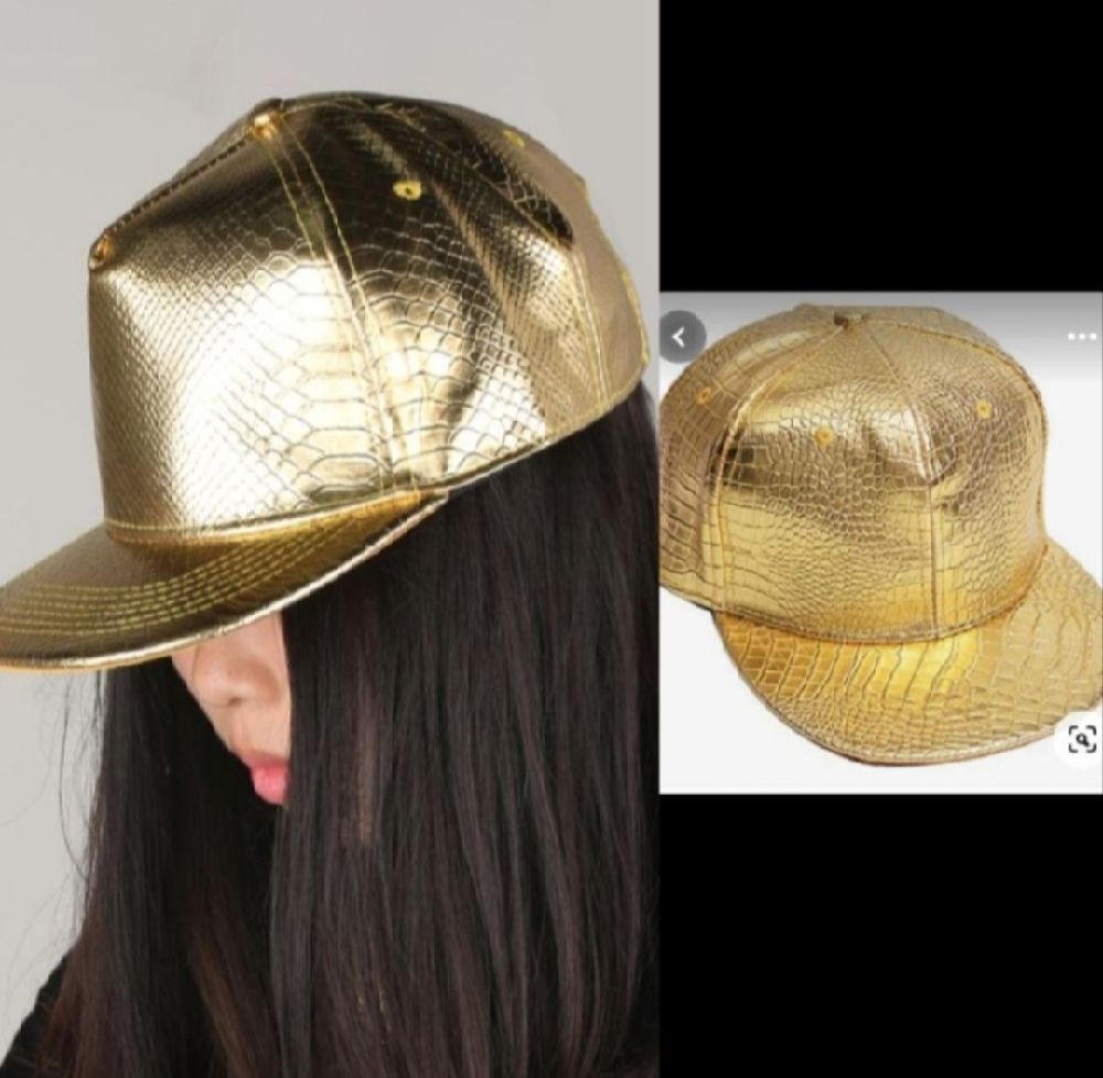 subliiiiime ❤️ ❤️ ❤️ casquette doré neuuuve fashion taille unique 