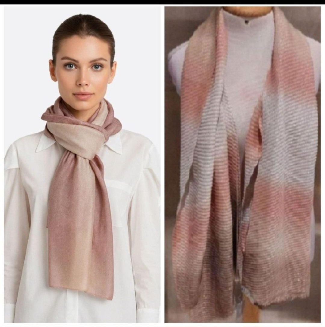 IDEE CADEAU 🎁🎁🎁 subliiiiime❤️❤️❤️❤️❤️ écharpe couleur dégradée de BIJOU BRIGITTE neuuuf avec étiquette🏷 importé de PARIS avec son sac