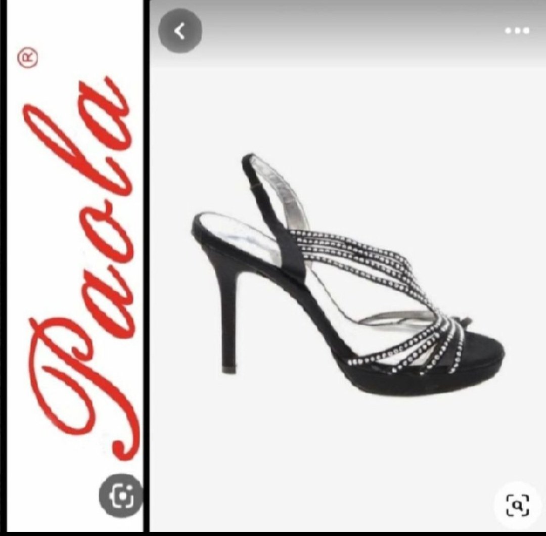 Subliiiiime ❤️❤️❤️❤️❤️sandale à talon de soirée à strasses de PAOLA pointure 36 made in ITALIY très confortable et souple 