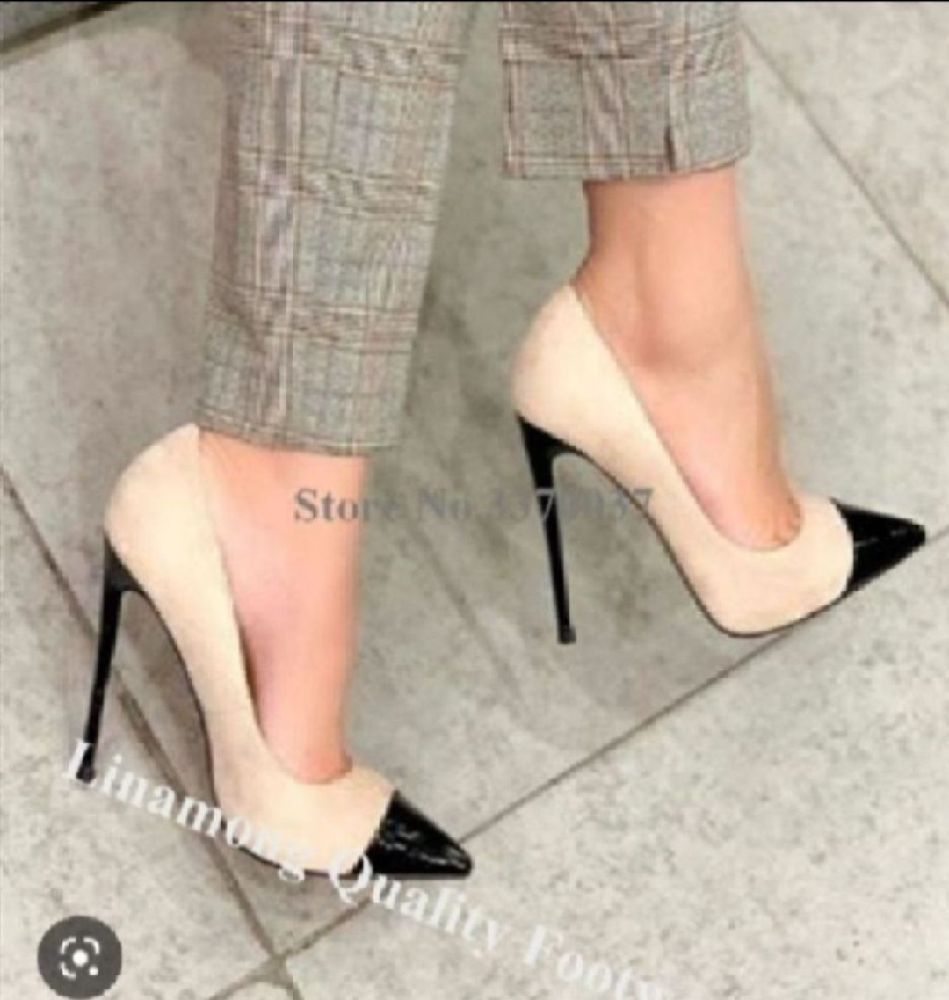 Subliiiiime ❤️ ❤️ ❤️ escarpin bicolore pointure 39 très confortable 