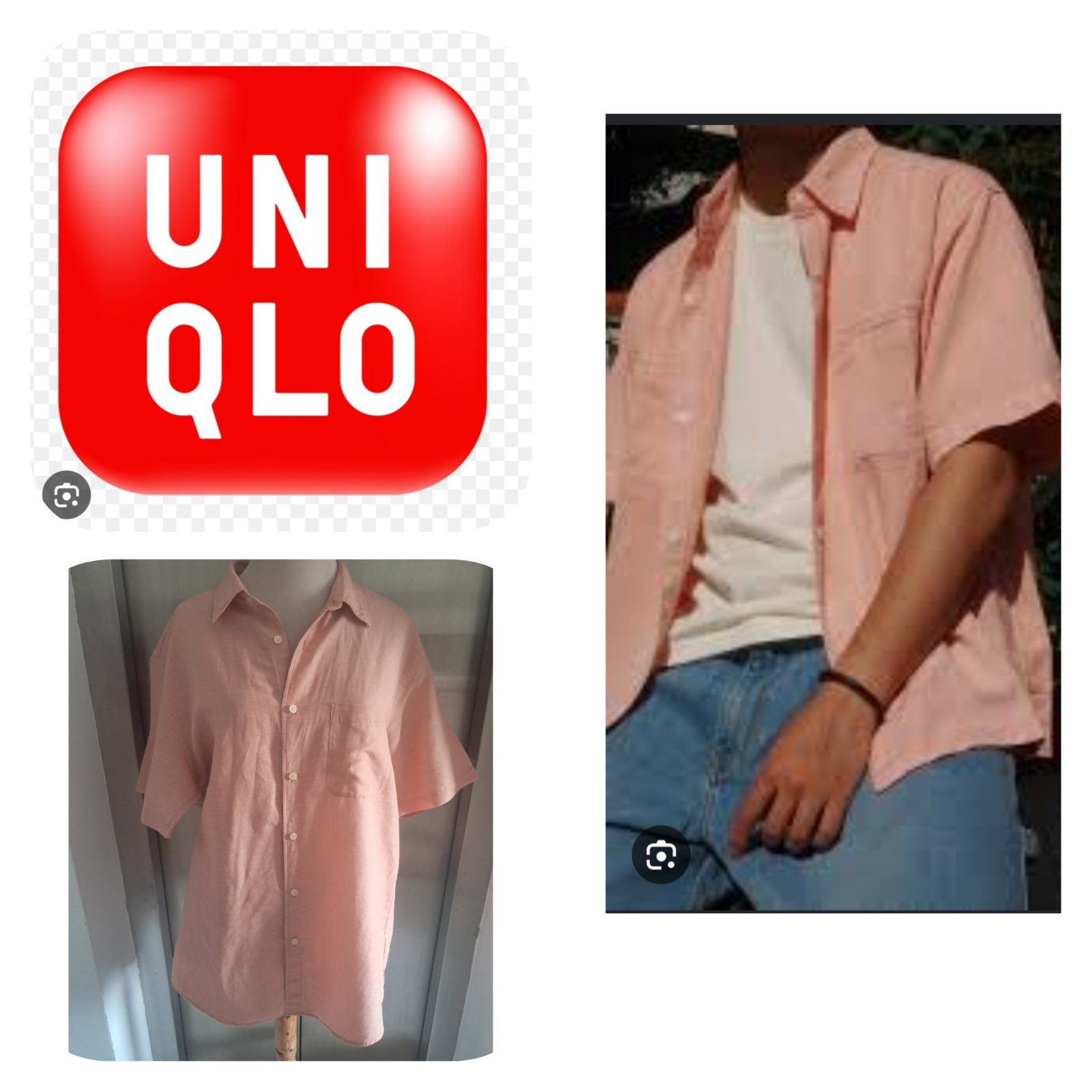 Subliiiiime❤️❤️❤️❤️❤️❤️ chemise en lin 53% et cotton 47% de la marque UNI QLO taille 42 pour homme 🚹