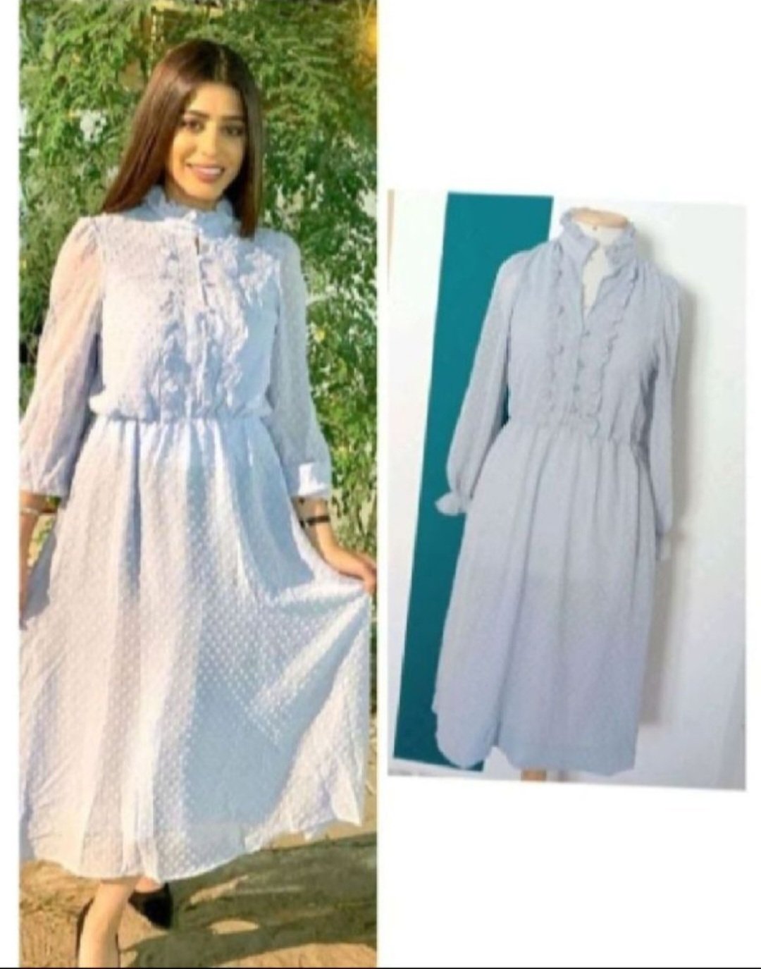 Subliiiiime❤️❤️❤️❤️ robe mouchetée longue de SHEIN taille 36/38