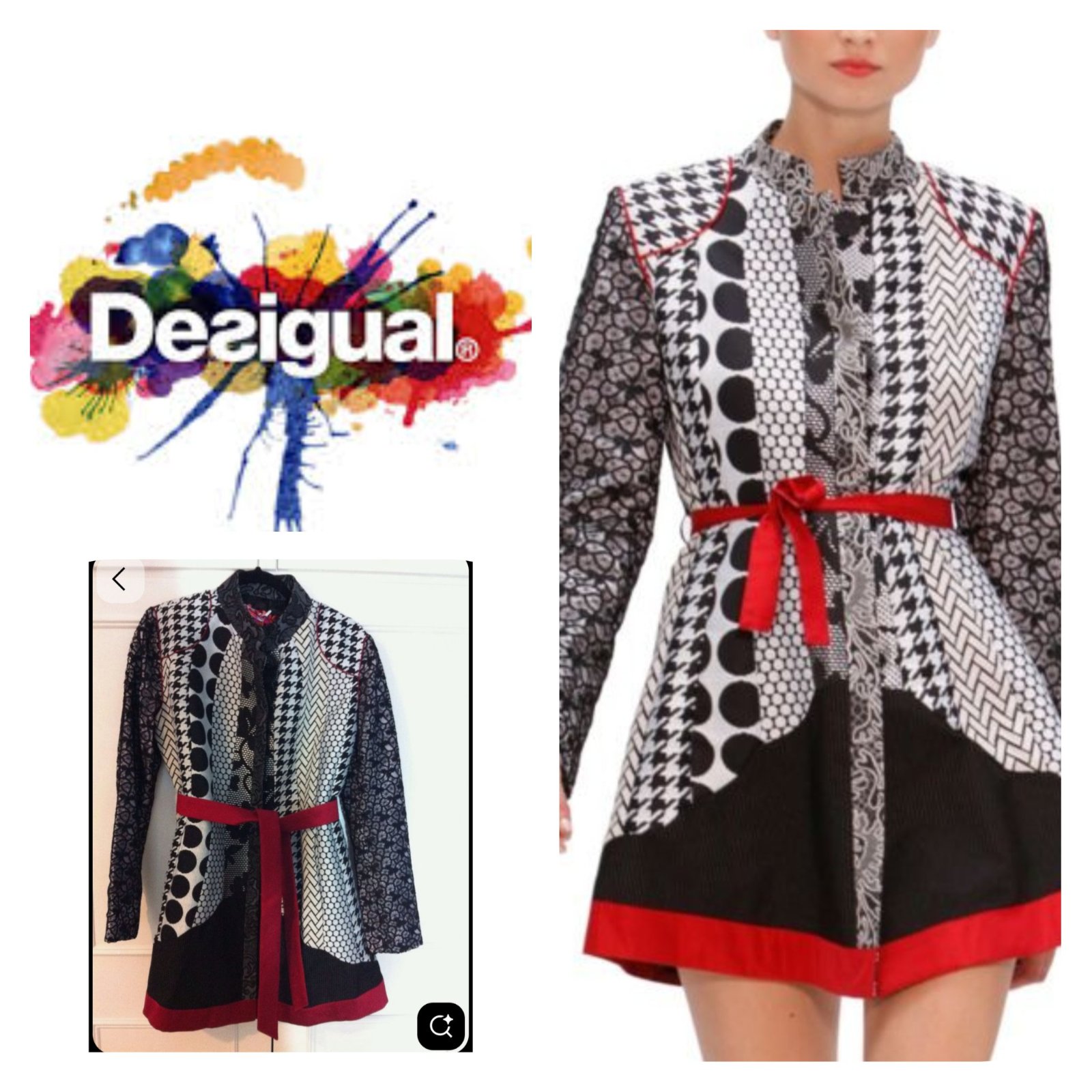 Subliiiiime ❤️❤️❤️❤️❤️❤️manteau très élégant de DESIGUAL taille 40/42 