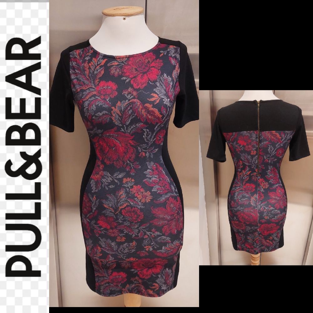 Subliiiiime ❤️ ❤️ robe florale moulante de PULL&BEAR taille 38