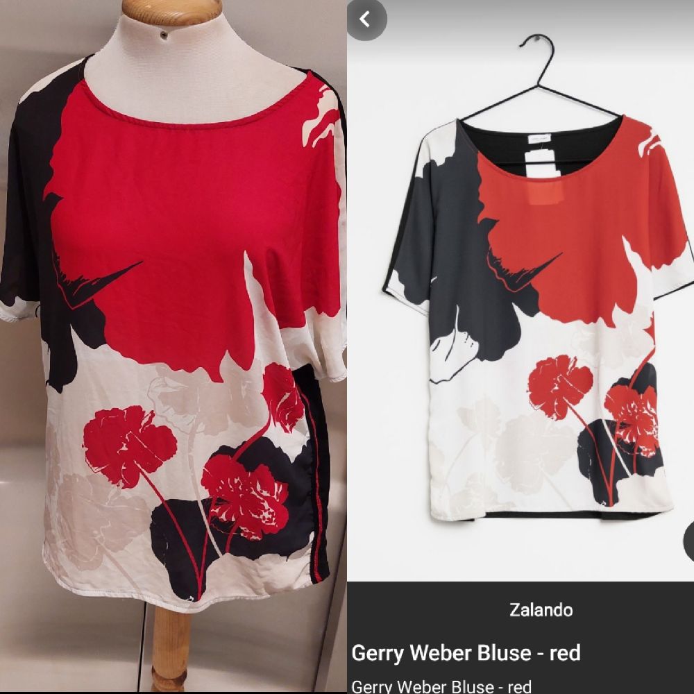 Subliiiiime ❤️ ❤️ ❤️ chic pull florale tissu frais taille 46/48