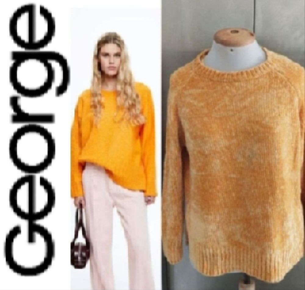Subliiiiime ❤️ ❤️ ❤️ pull doux de GEORGE couleur moutarde taille 40/42