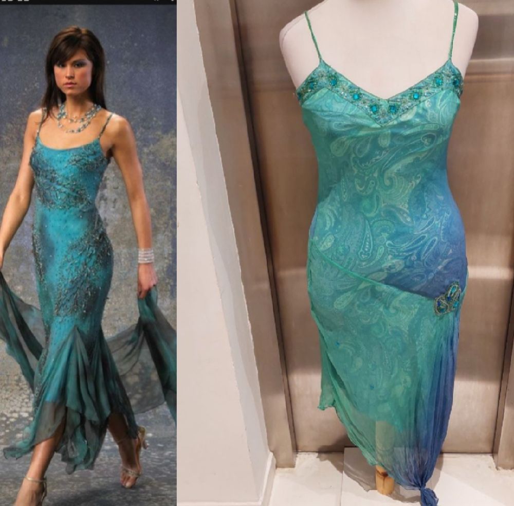 Subliiiiime ❤️ ❤️ ❤️ robe chic de soirée à bretelles et strasses taille 38