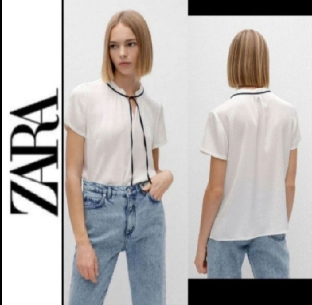 Subliiiiime❤️❤️❤️❤️ chemise manche plissée fashion de ZARA taille 38 