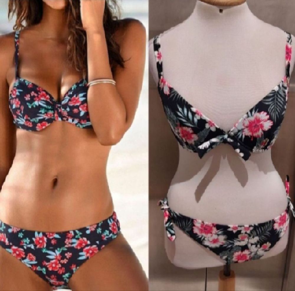 Subliiiiime ❤️ ❤️ ❤️ ❤️ 2pieces bikini 👙 florale de ZEEMAN taille 42