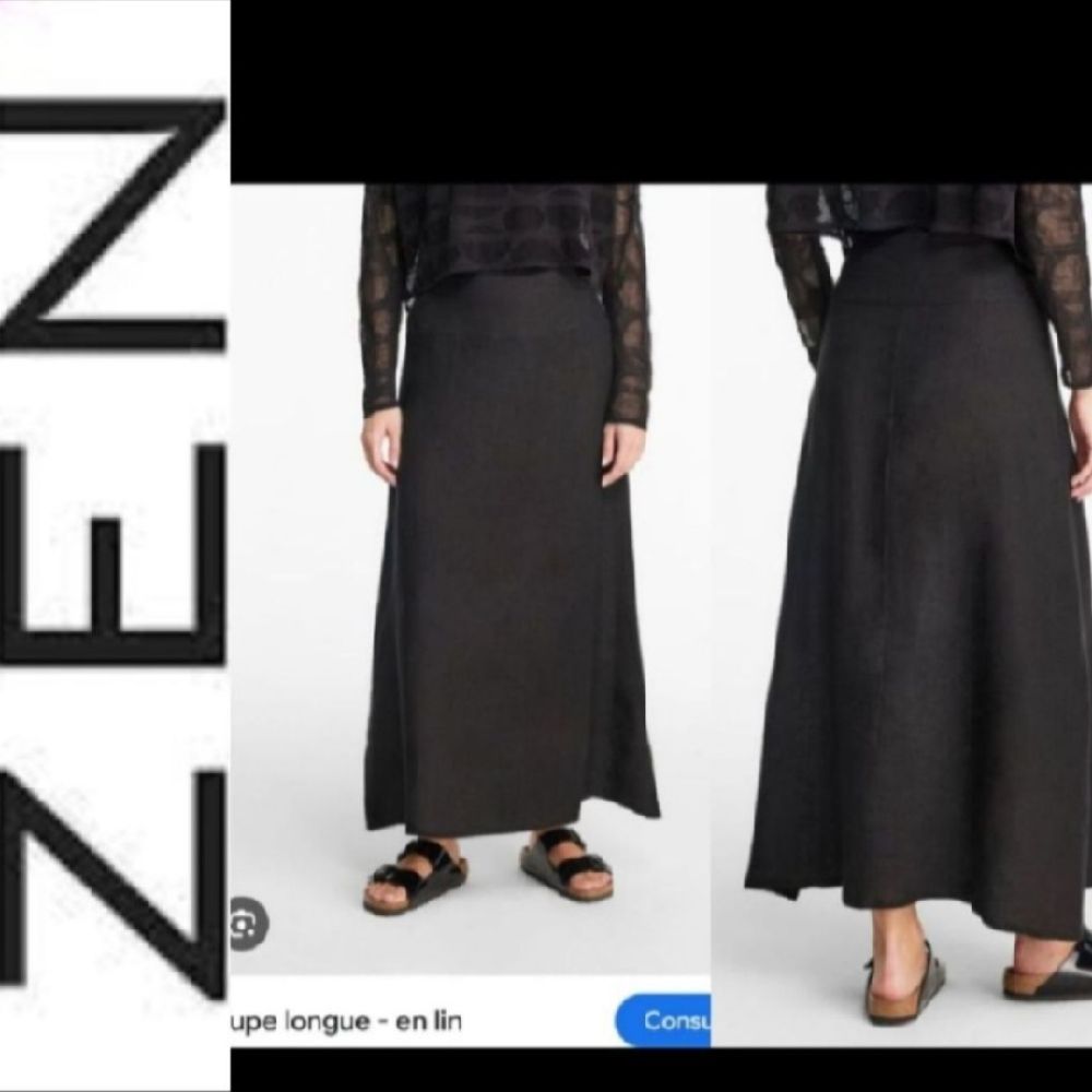 Subliiiiime ❤️ ❤️ ❤️ ❤️ jupe maxi 100% lin قمراية de ZEN taille 40