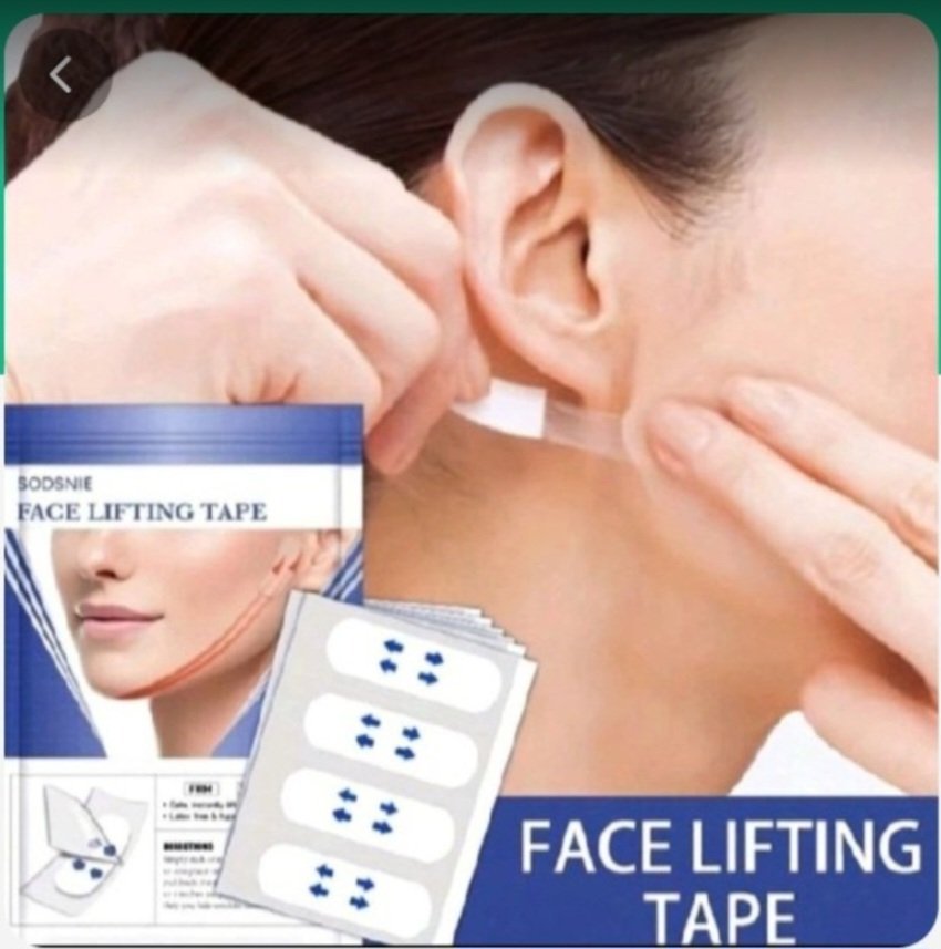 Très efficace et pratique par expérience ❤️❤️❤️❤️ 40 pièces invisible patchs LEFTING FACE TAPE pour étirer la peau de toutes parties du visage neuuuf 