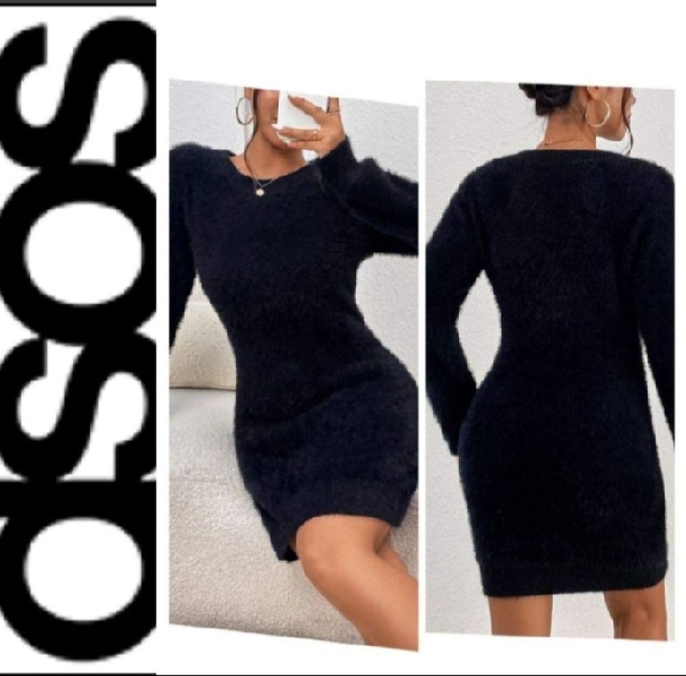 Subliiiiime ❤️ ❤️ ❤️ ❤️ robe moulante chaude en laine becha3ra de la marque ASOS taille 34/36