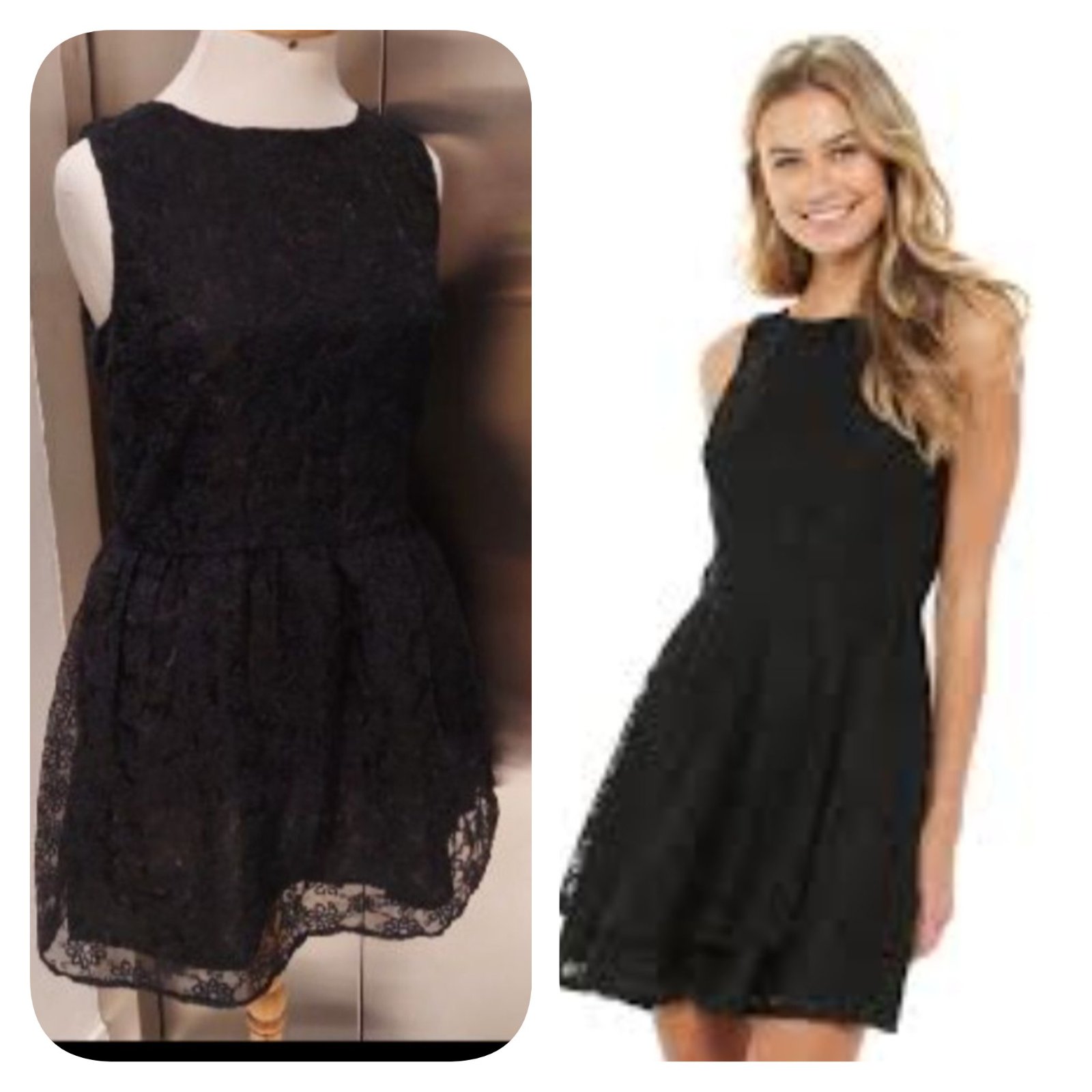 SUBLIIIIIME ROBE en dentelles noir de LA REDOUTE taille 42