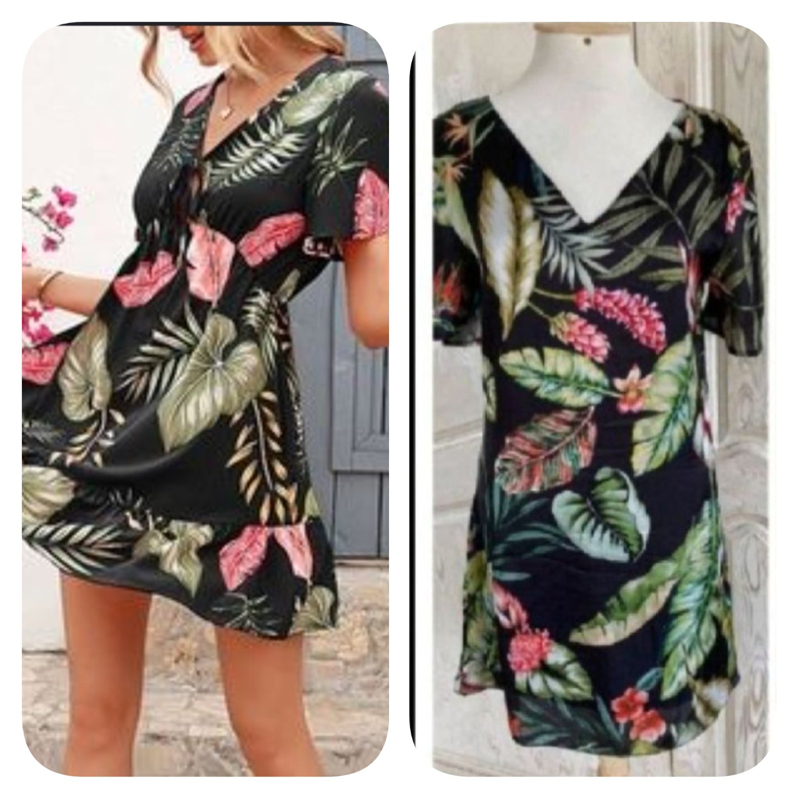 Subliiiiime❤️❤️❤️❤️❤️❤️ robe tropicale taille 40