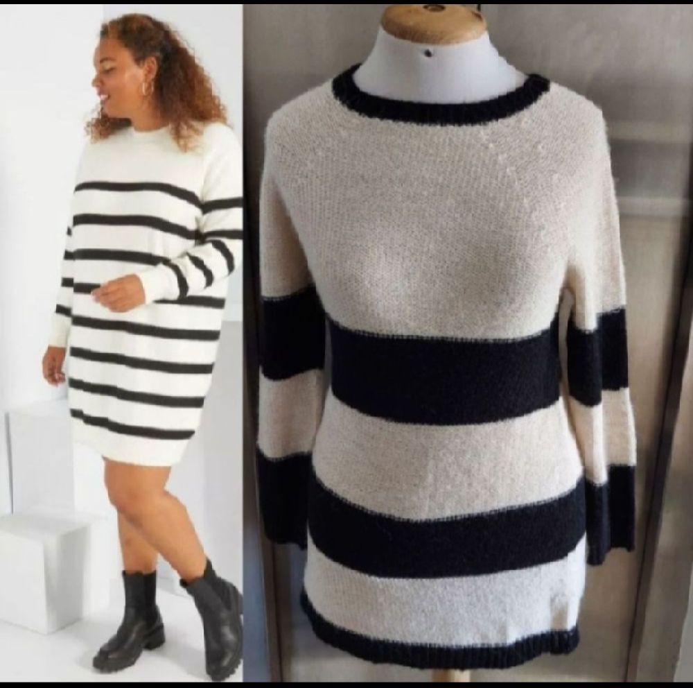 Subliiiiime ❤️ ❤️ ❤️ ❤️ pull robe en laine mélangé taille 38/40