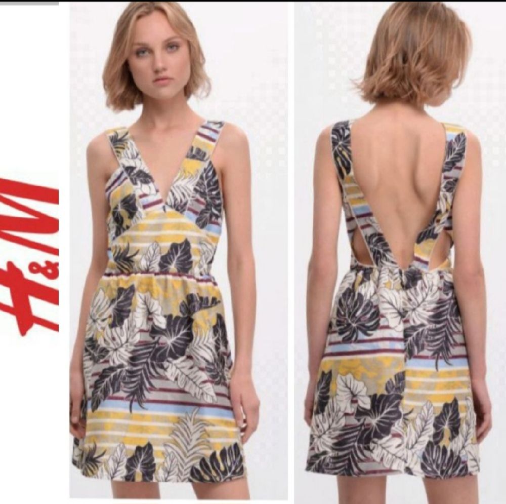 Subliiiiime ❤️ ❤️ ❤️ ❤️ robe évasée tropicale de H&M taille 36