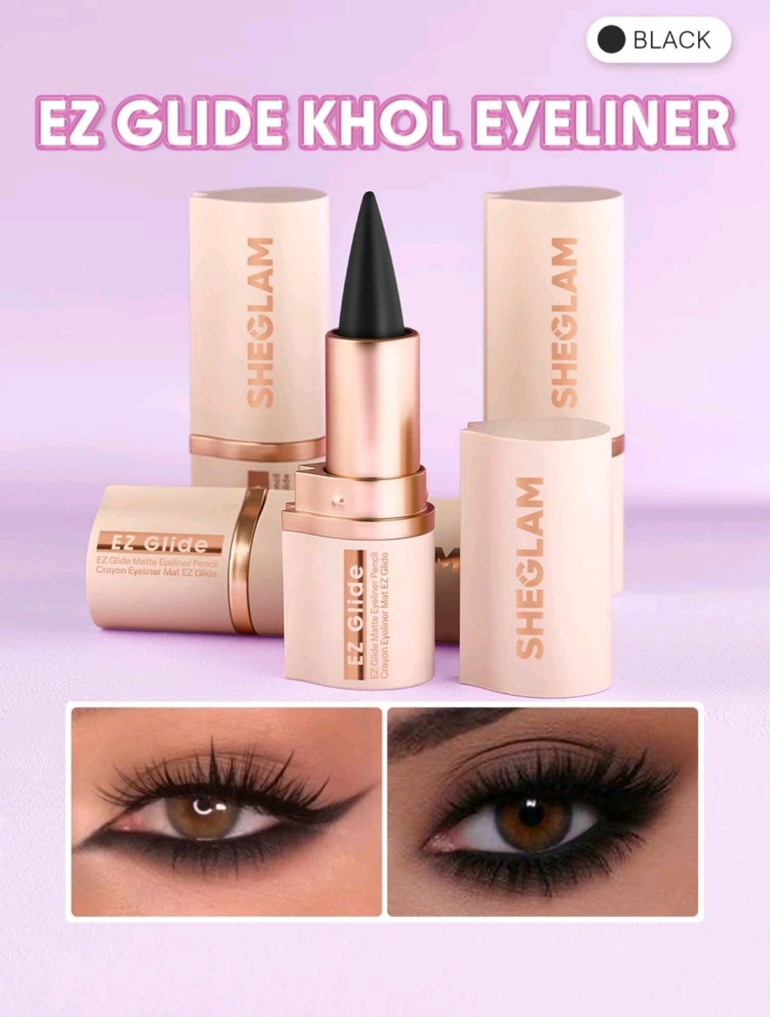 Subliiiiime❤️❤️❤️❤️ SHEGLAM glide crayon eyliner mat tournant khol neuuuf 