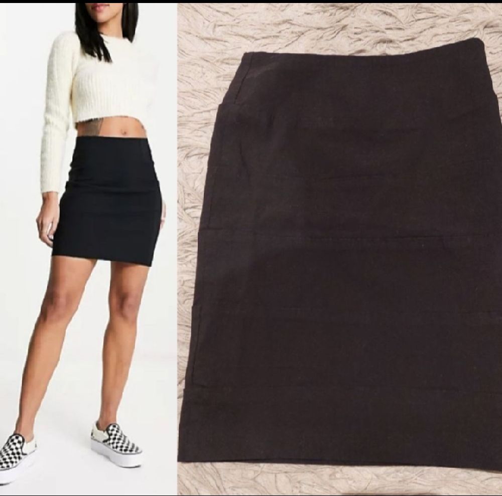 Subliiiiime ❤️ ❤️ ❤️ ❤️ mini-jupe noire taille 34