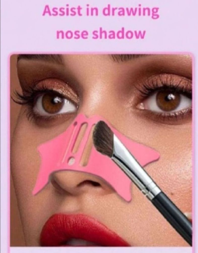 Subliiiiime ❤️ ❤️ ❤️ outil en silicone de maquillage 4en1 multifonctionnels pour ombre du nez eyliner contour des lèvres cils neuuuf 