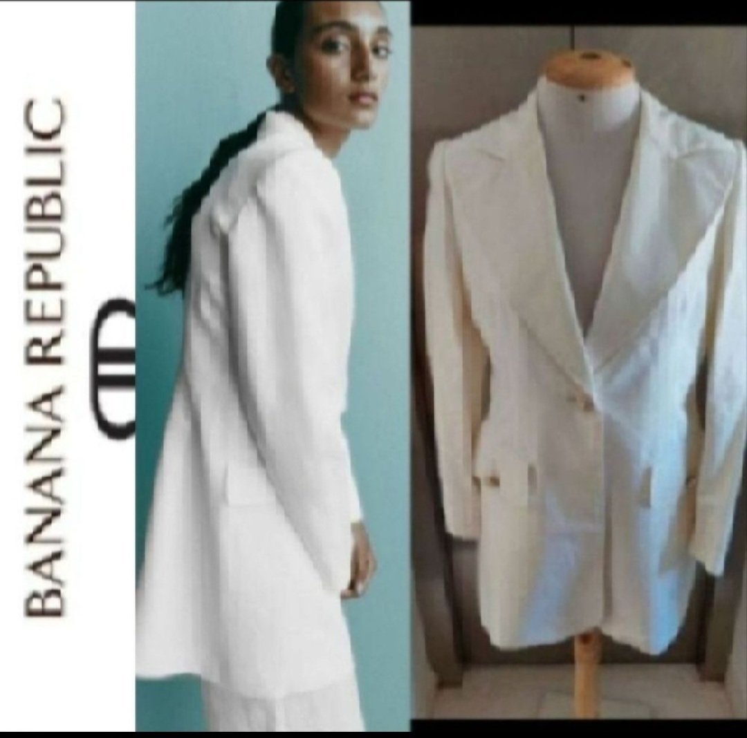 Subliiiiime❤️❤️❤️❤️ manteau de BANANA REPUBLIC taille 40 avec bouton en perles très élégant 