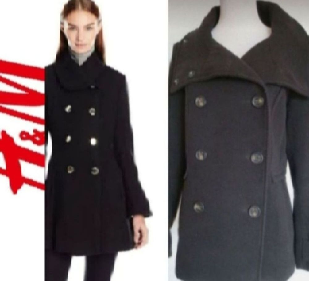 Subliiiiime ❤️ ❤️ ❤️ ❤️ ❤️ veste double boutonnage de H&M taille 42 avec cache col comme cadeau 🎁 