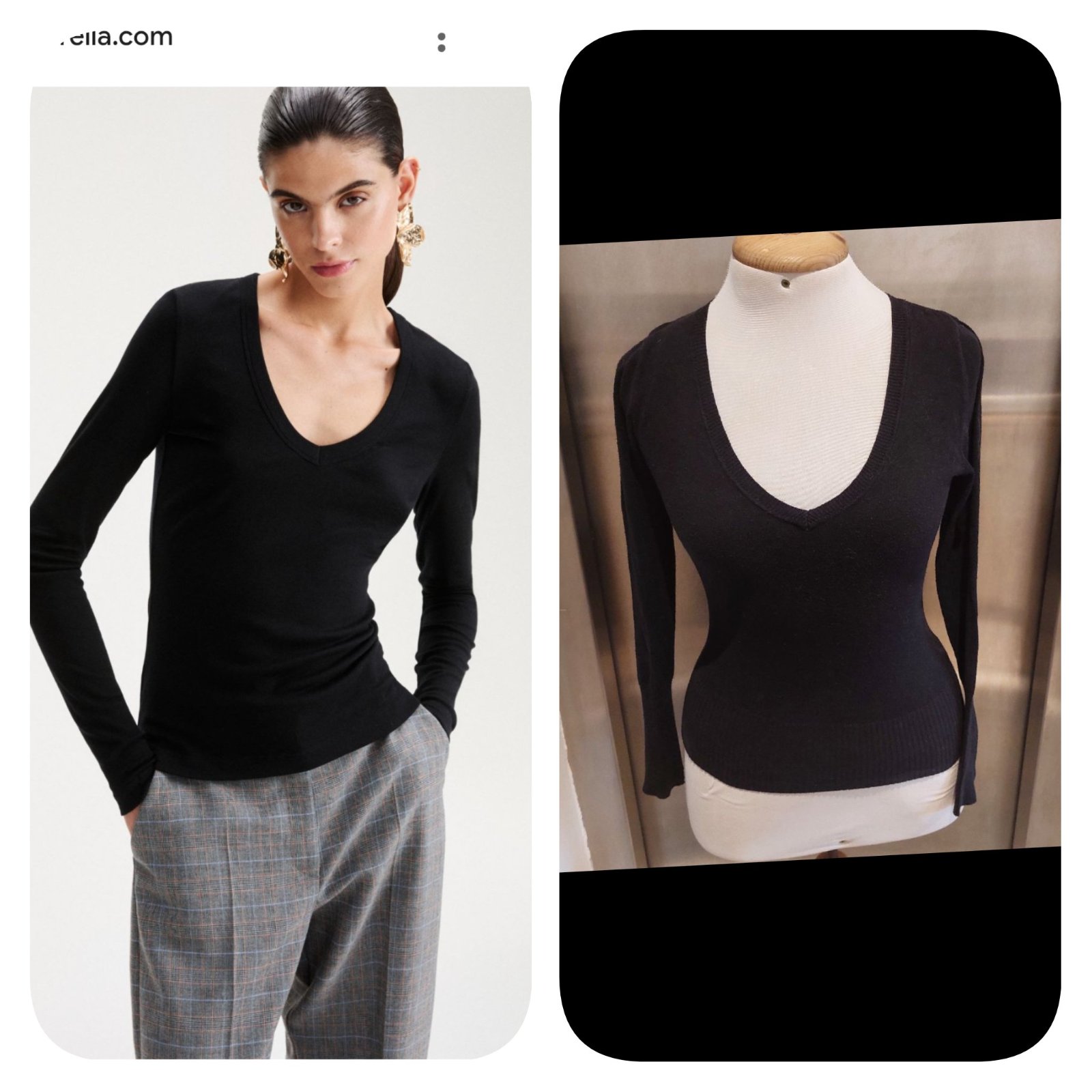 Subliiiiime❤️❤️❤️❤️❤️ pull col V de TALLY WEIJL taille 34/36