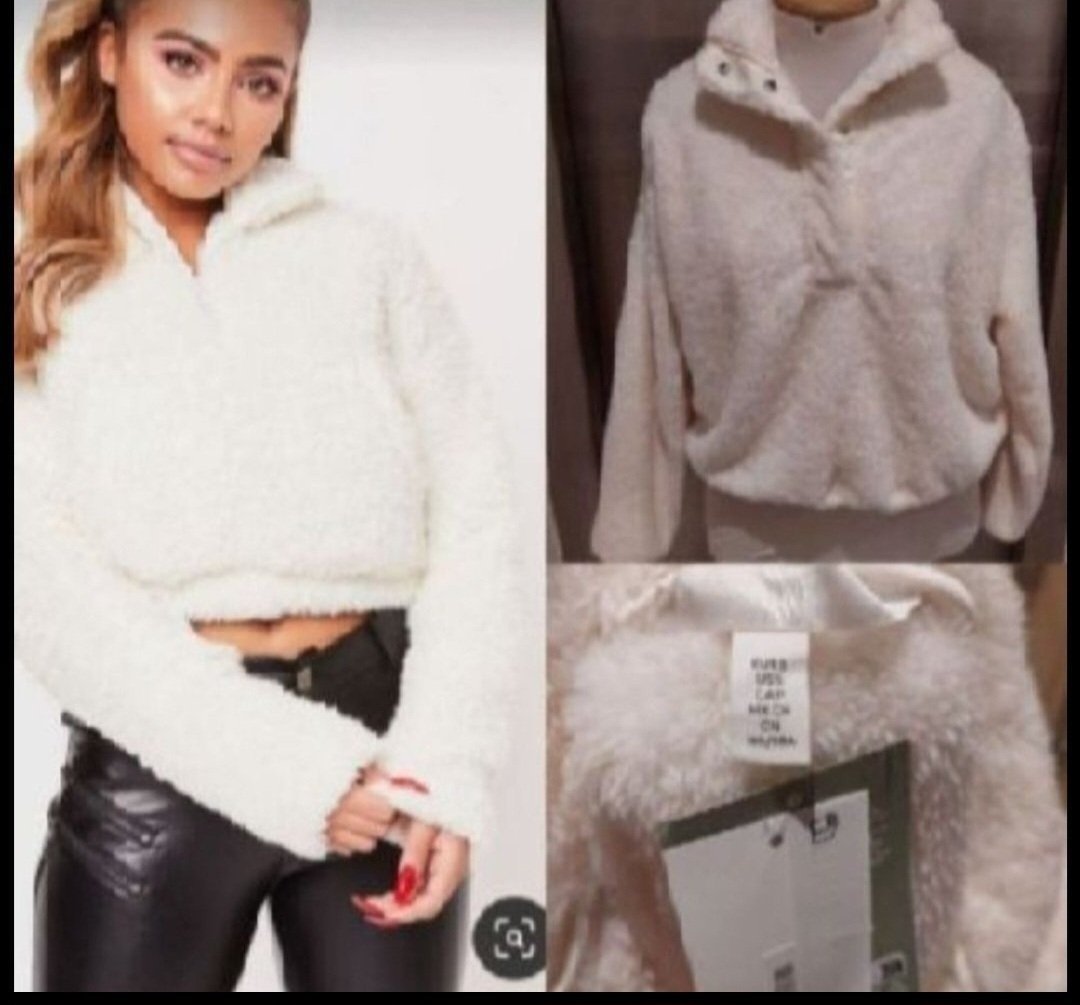 Subliiiiime❤️❤️❤️❤️❤️ cropped jumpers polaire nouvelle collection de H&M taille 36/38 neuuuf avec étiquette🏷 importé de PARIS 
