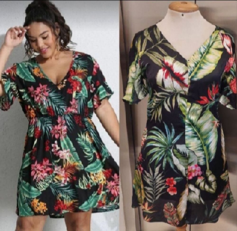 Subliiiiime ❤️ ❤️ ❤️ robe légère tropicale de MARKUP taille 40