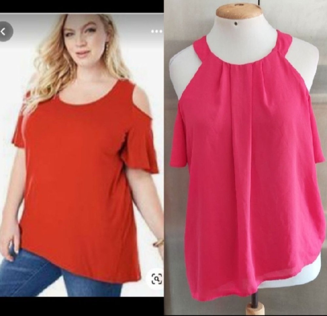 Subliiiiime ❤️❤️❤️❤️❤️❤️pull épaule dénudé de F&F rose fushia taille 42