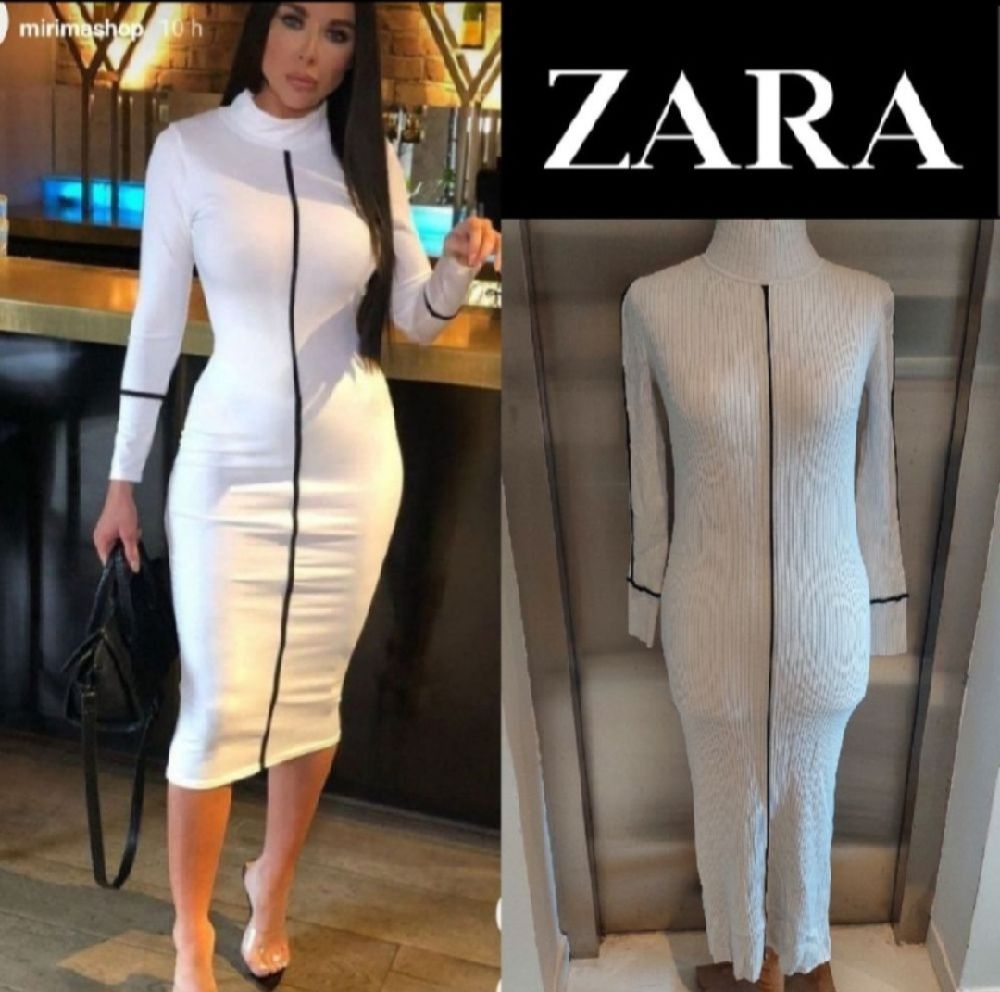 Subliiiiime ❤️ ❤️ ❤️ ❤️ robe moulante de ZARA taille 38
