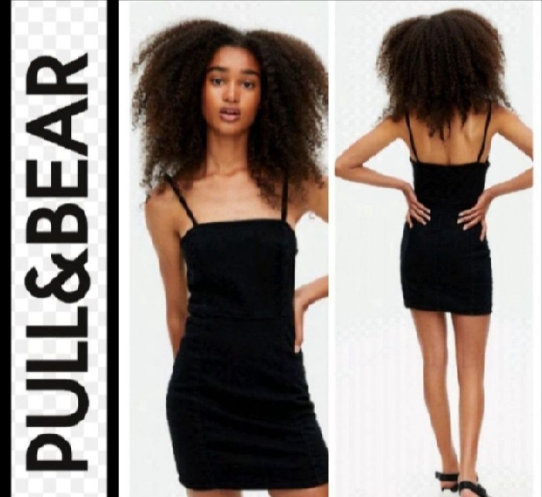 Subliiiiime❤️❤️❤️❤️❤️❤️ robe en jean noir de PULL&BEAR taille 36