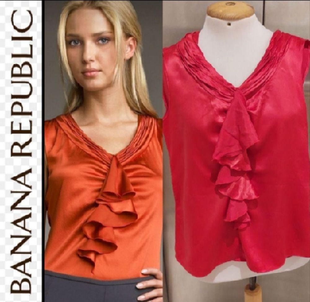 subliiiiime ❤️ ❤️ ❤️ blouse satinée de BANANA REPUBLIC taille 36