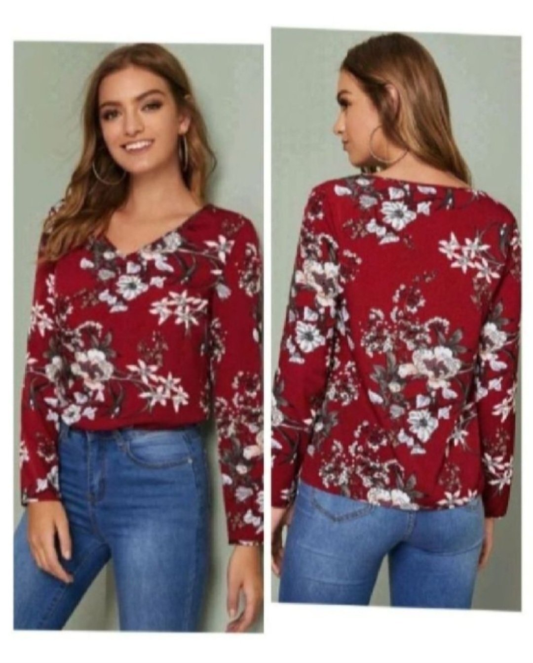 Subliiiiime ❤️❤️❤️❤️❤️blouse florale de SHEIN taille 38