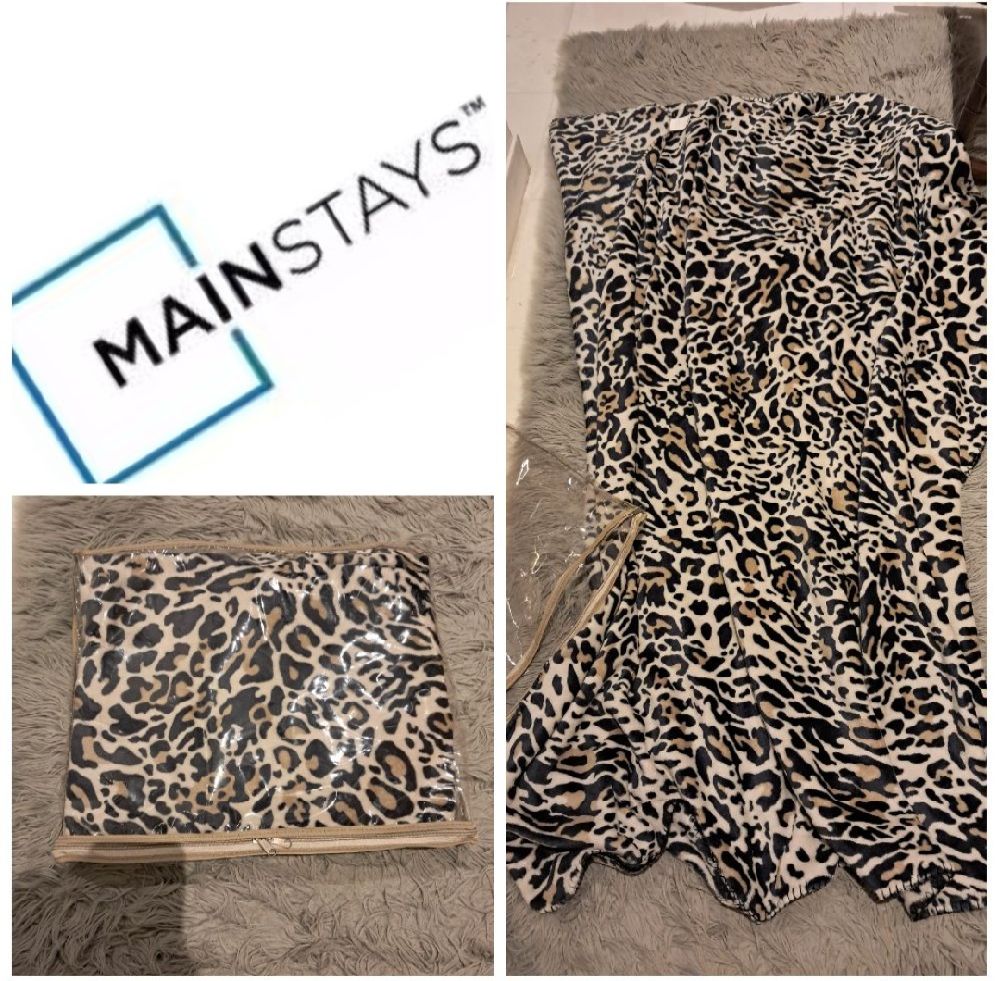 Subliiiiime ❤️ ❤️ ❤️ ❤️ couverture (plaid) polaire doux léopard 🐆 dimensions 127cm/152cm de la marque MAINSTAYS 