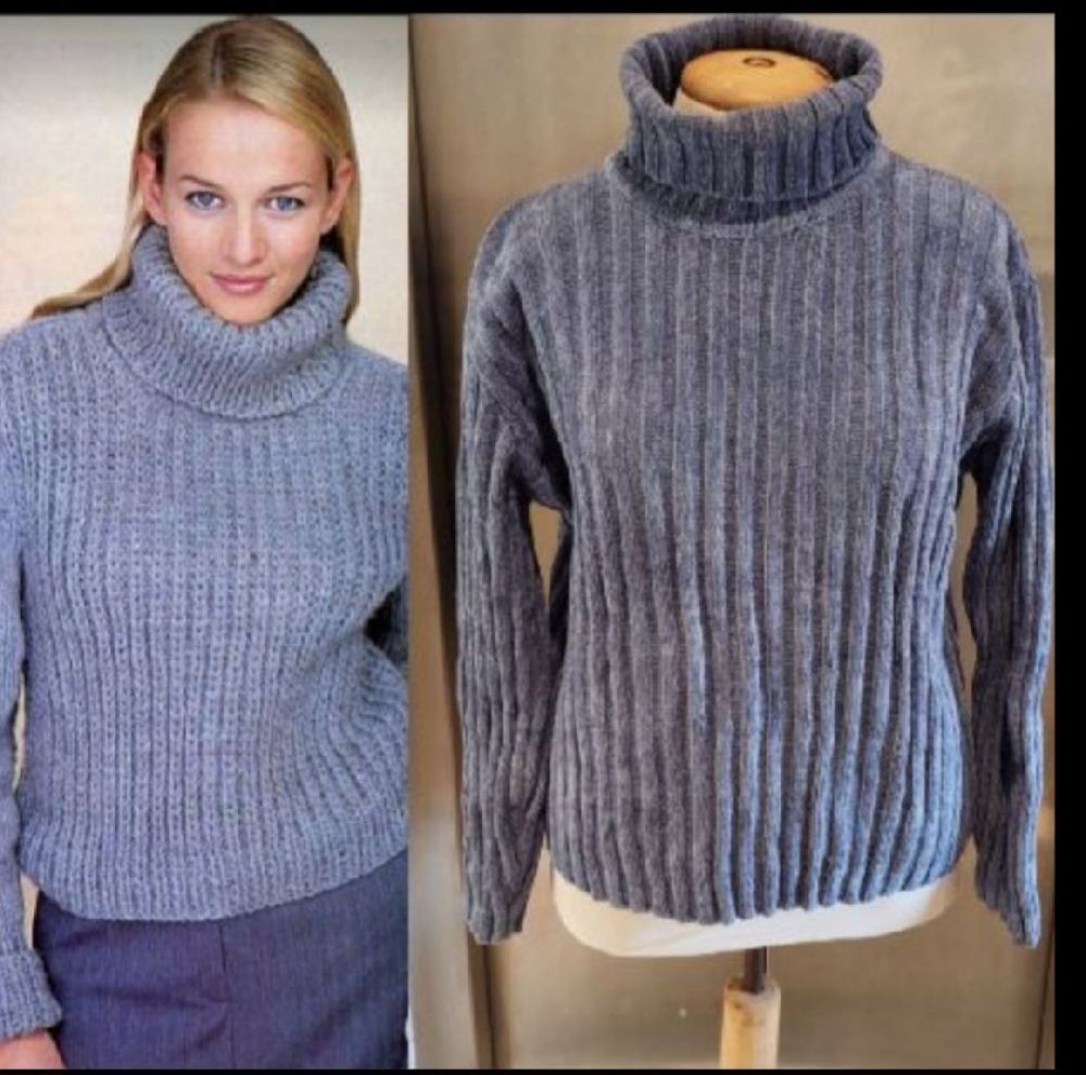 Subliiiiime ❤️ ❤️ ❤️ ❤️ pull côtelé à col roulé taille 40