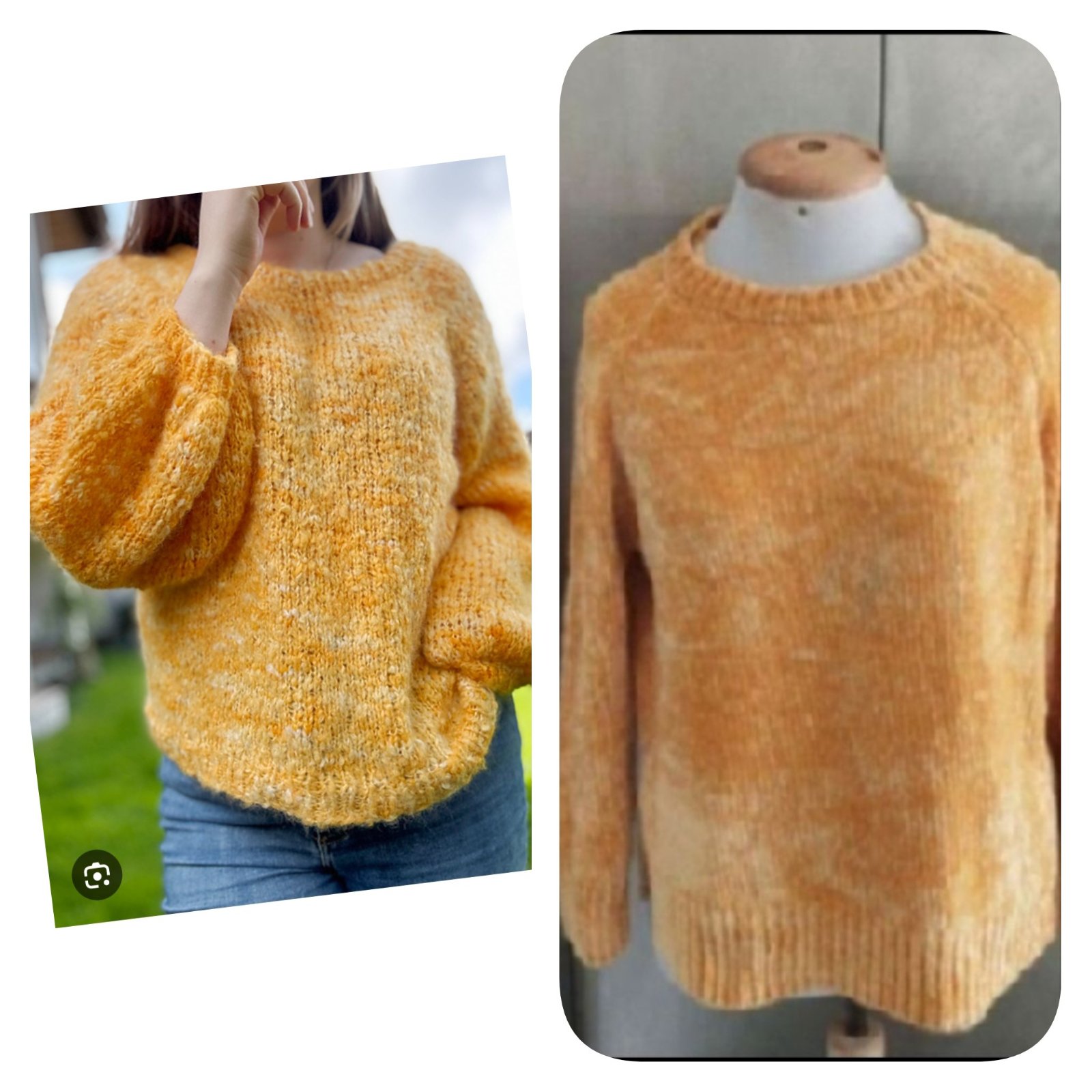 Subliiiiime ❤️❤️❤️❤️❤️❤️pull hiver très doux de GEORGE couleur moutarde taille 40/42