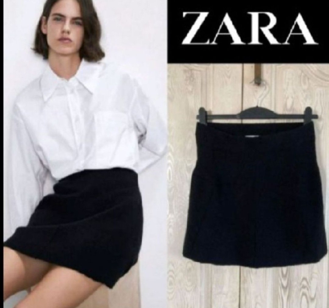 Subliiiiime❤️❤️❤️❤️ mini jupe en laine de ZARA taille 36/38 jamais portée 