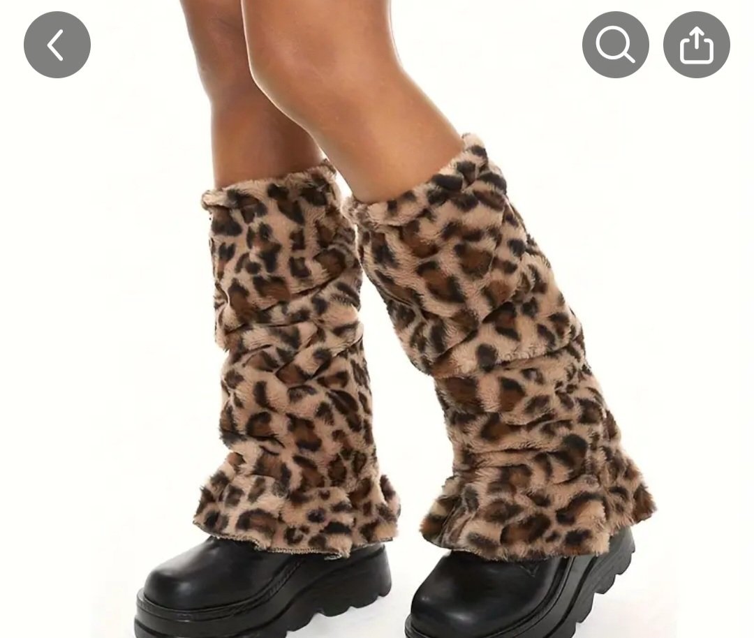 Subliiiiime ❤️ ❤️ jambières imprimé léopard 🐆 doux et chaude neuuuf 