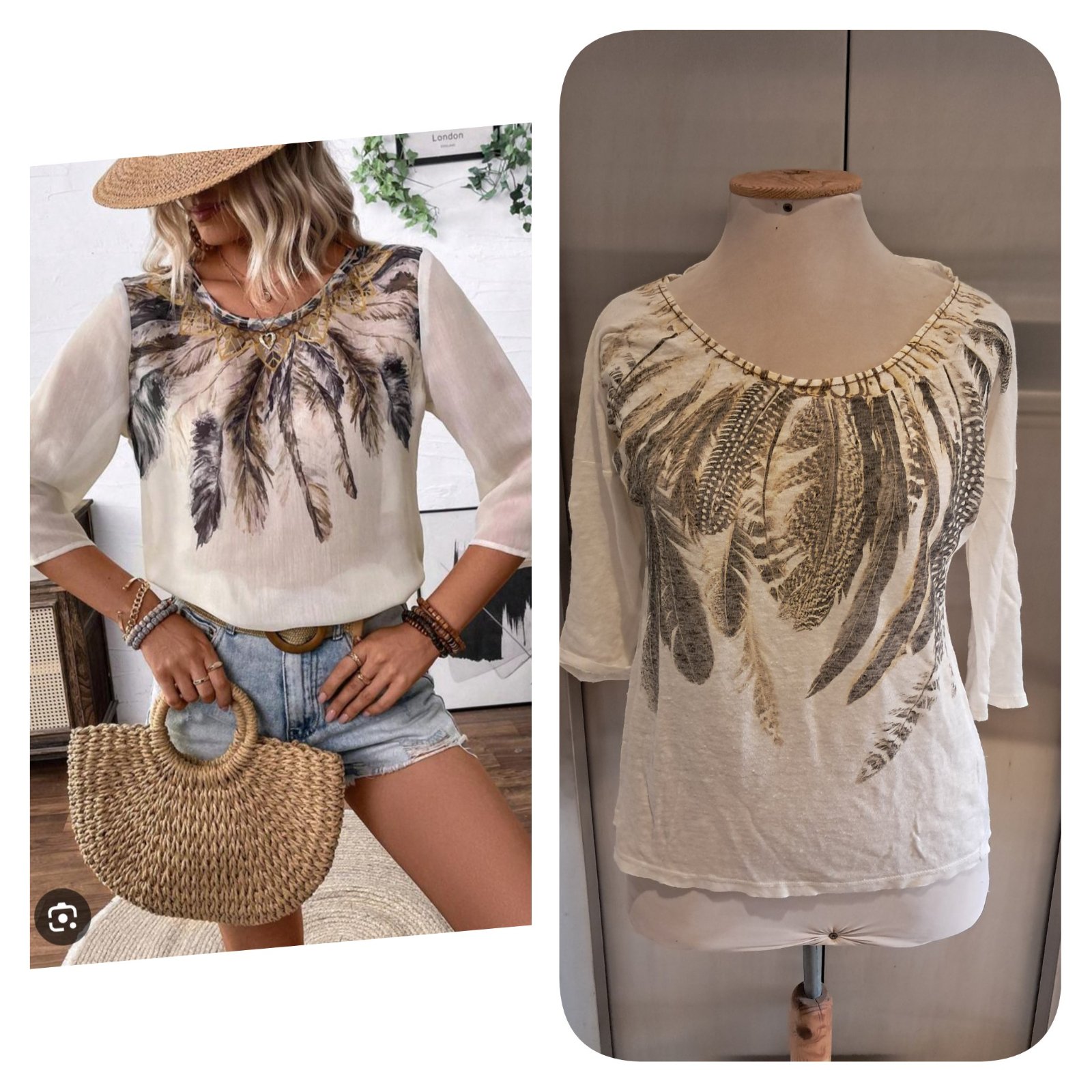 Subliiiiime ❤️❤️❤️❤️pull de CAMAÏEU manche 3/4 taille 38/40