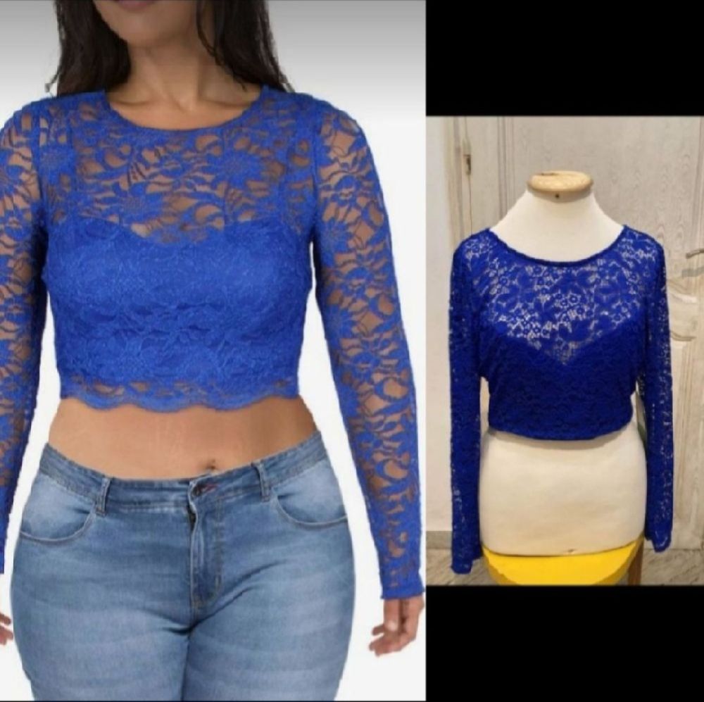 Subliiiiime ❤️ ❤️ ❤️ crop top en dentelles taille 40/42 neuuuf avec étiquette 🏷 