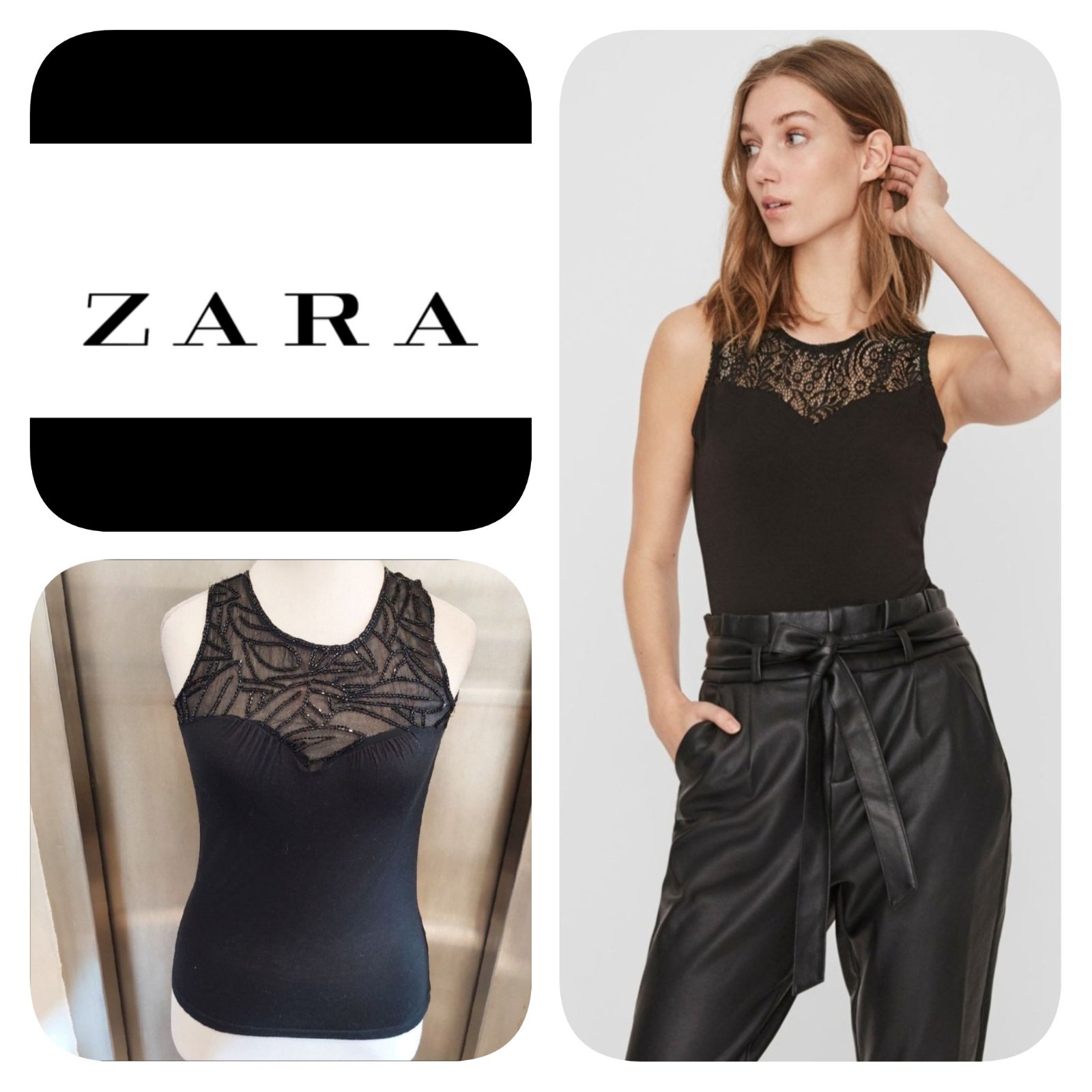 Subliiiiime❤️❤️❤️❤️❤️ pull de soirée à strasses de zara taille 38