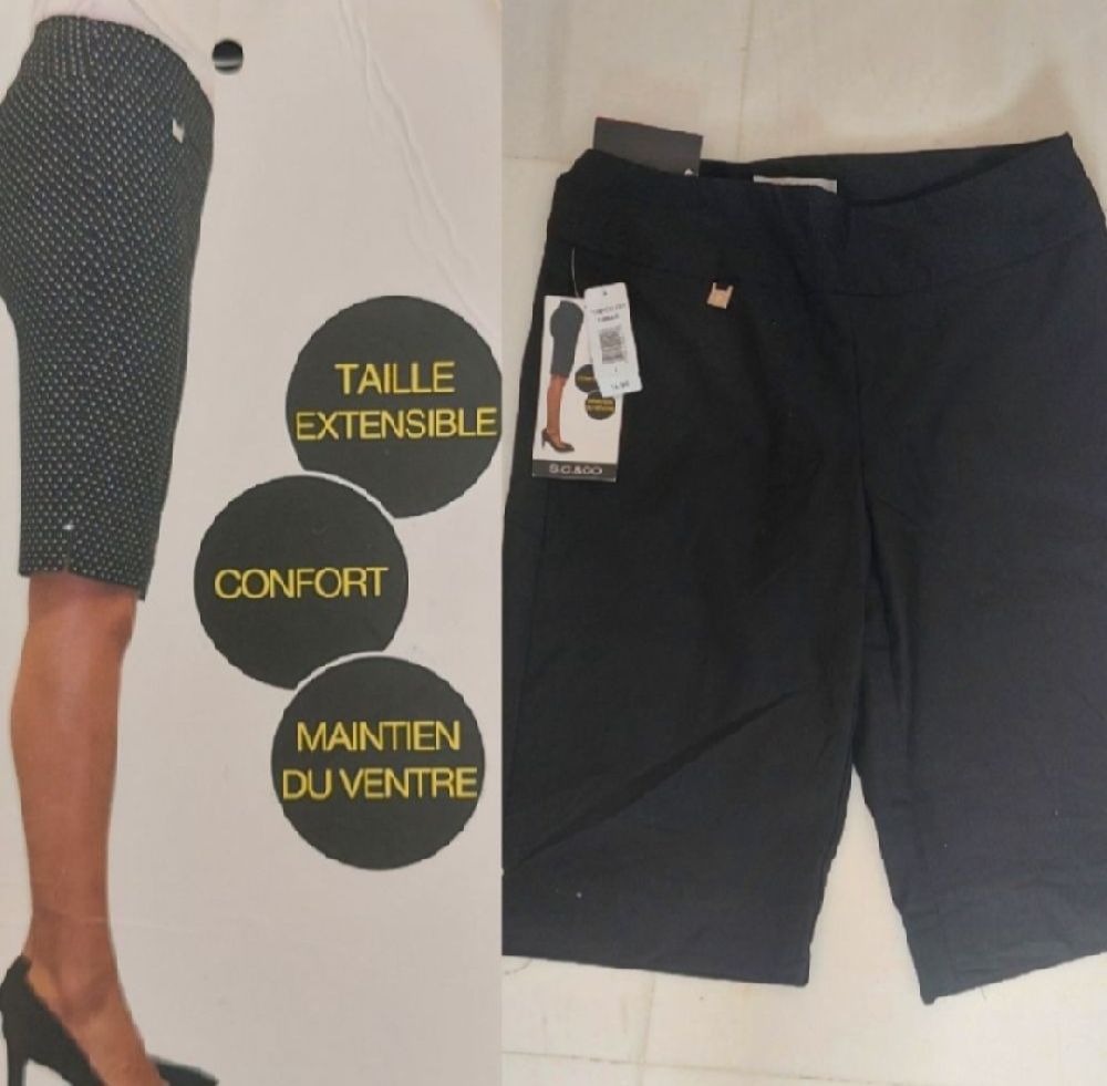 Subliiiiime ❤️ ❤️ ❤️ short de compression de la marque S.C& CO taille extensible et confortable il maintient le ventre taille 40 neuf avec étiquette 🏷 