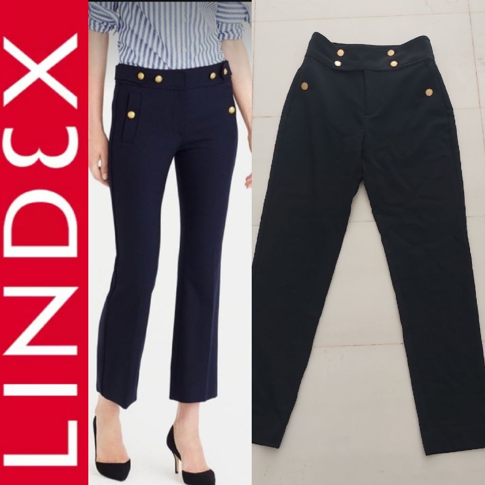 Pantalon tissu hiver avec boutons dorés de LINDEX taille 36❤️
