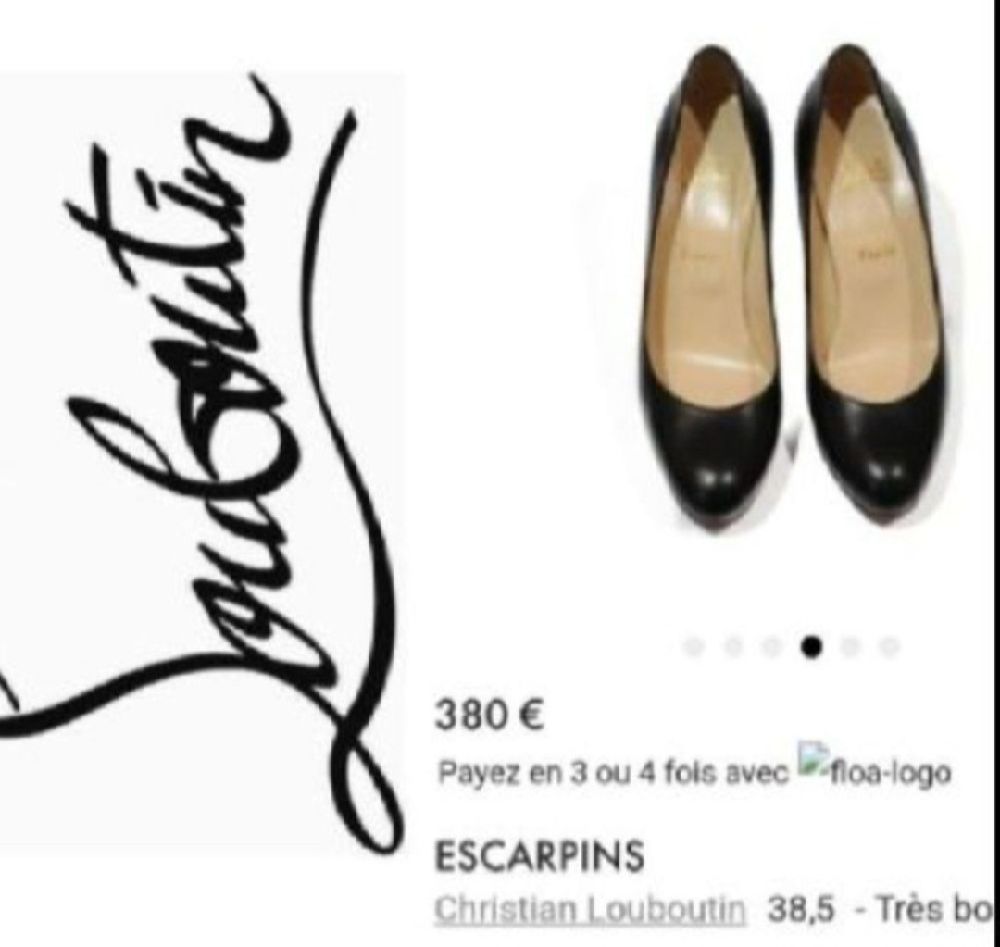 Subliiiiime ❤️ ❤️ ❤️ ❤️ escarpin LOUBOUTIN pointure 38
