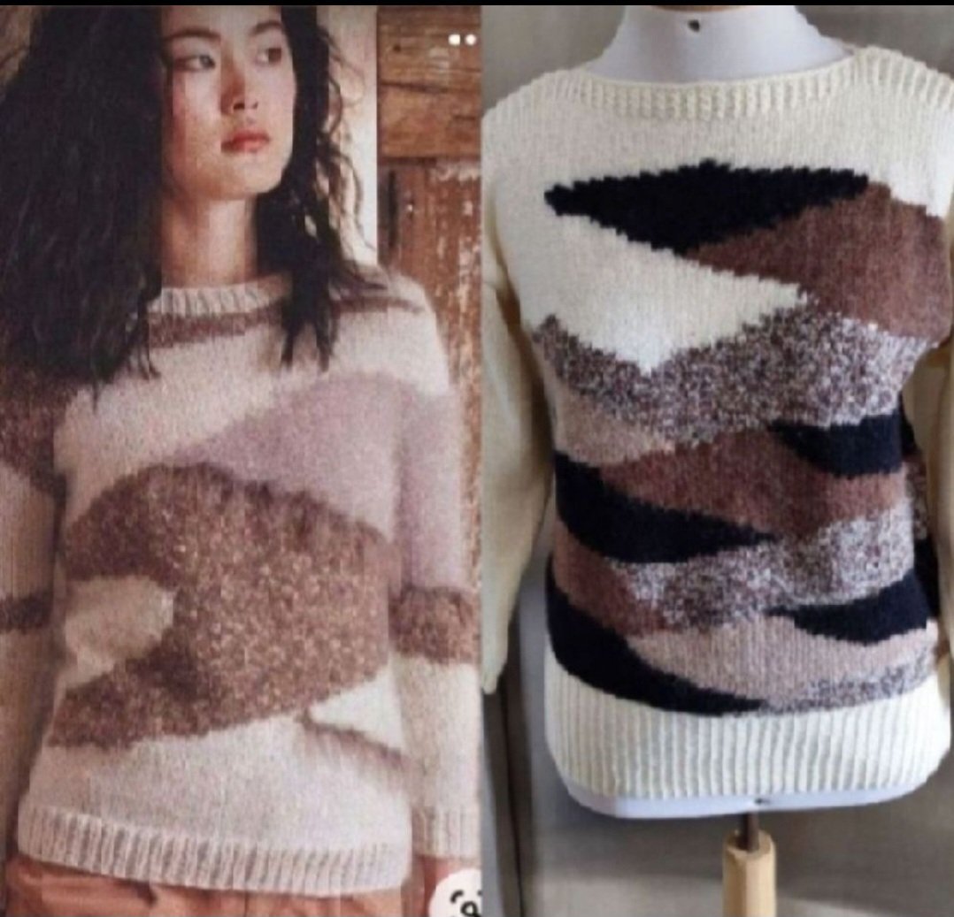 Subliiiiime❤️❤️❤️❤️❤️ pull en laine marque ABRICOT taille 36/38  neuuuf 