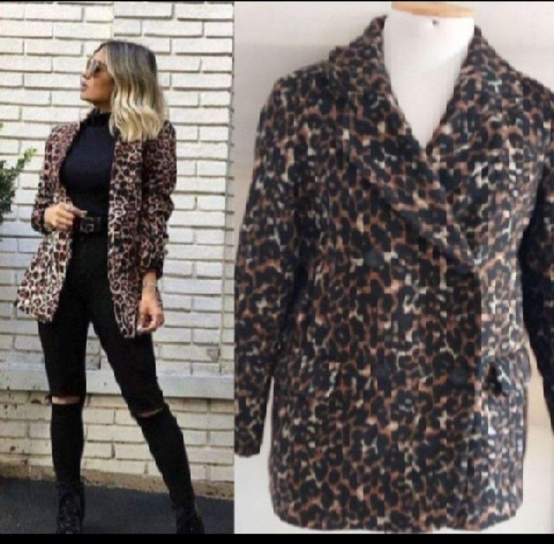 Subliiiiime ❤️ ❤️ ❤️ ❤️ manteau en laine mélangé léopard 🐆 de H&M taille 38