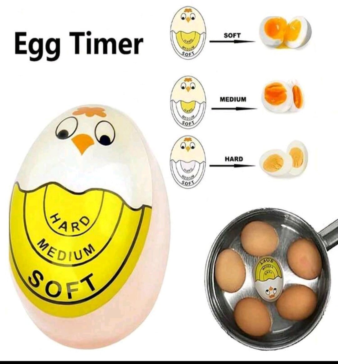 Très efficace et utile subliiiiime❤️❤️❤️❤️❤️ minuteur à oeufs changeant de couleur mesure precise du temps pour oeufs shoft ou hard ou medium neuf